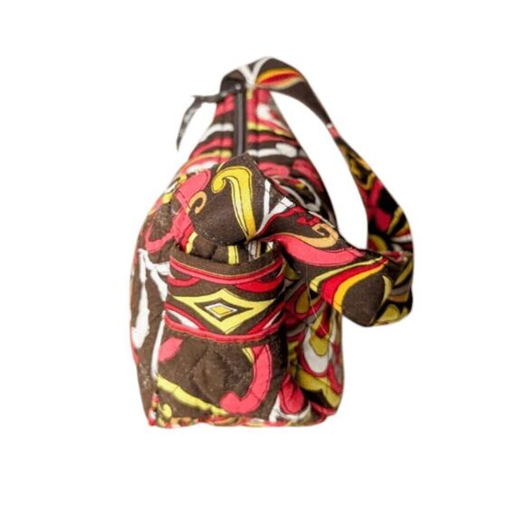 VERA BRADLEY Shoulder Bag Wristlet Sunglass Case Set In Puccini Pattern - Picture 6 of 14